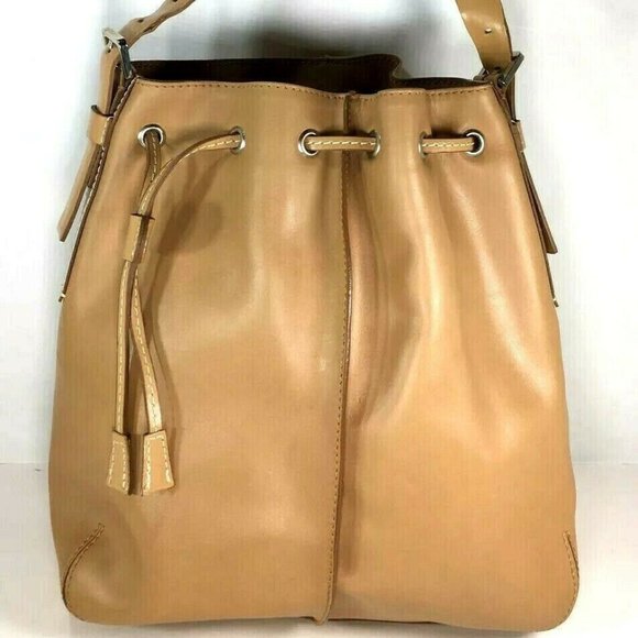 Francesco Biasia Tan Leather Shoulder Bag